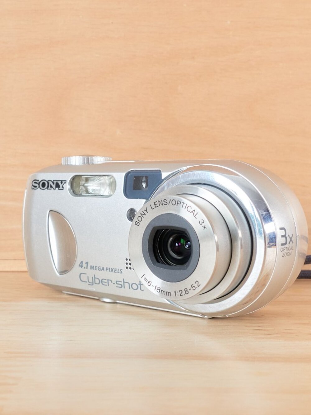 Sony Cyber-shot DSC-P73 Digital Camera Silver 4.1MP 3x Optical Zoom Tested